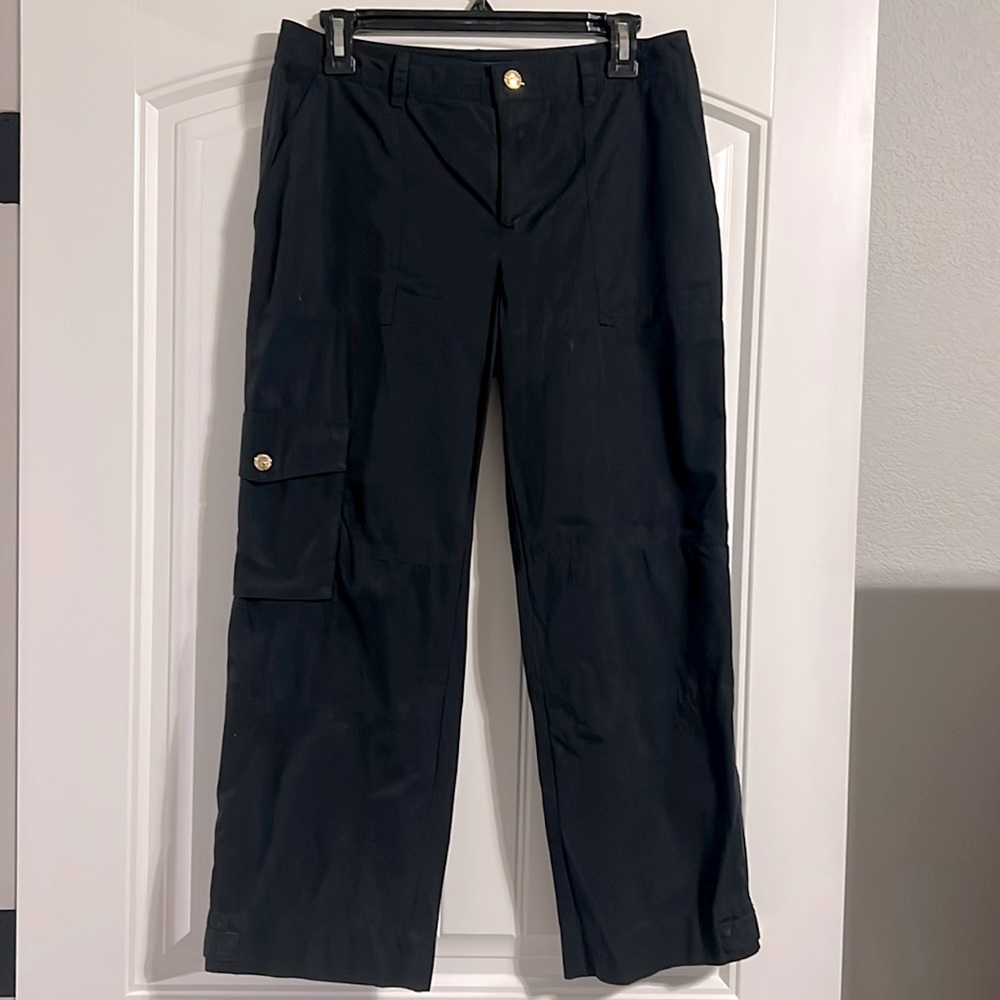 Lauren Ralph Lauren Womens sz 4 Black Cargo Pant lightweight